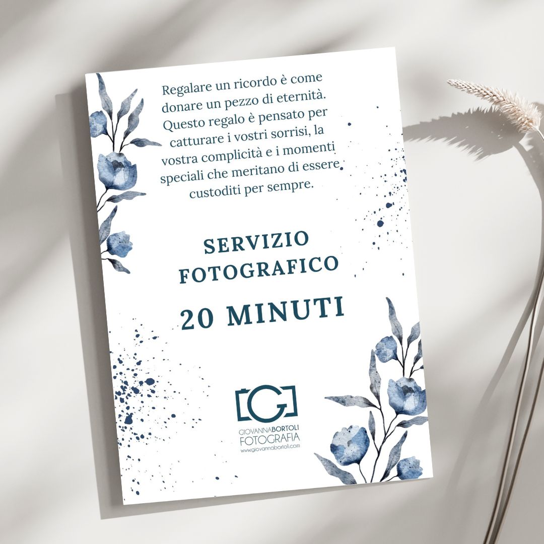 Buono Regalo Personalizzabile  per Servizio Fotografico in Studio